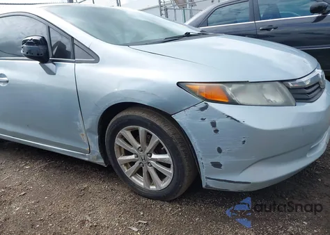 2012 Honda Civic Ex from USA, damaged, VIN 19XFB2F85CE010841